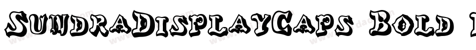 SundraDisplayCaps Bold Italic字体转换